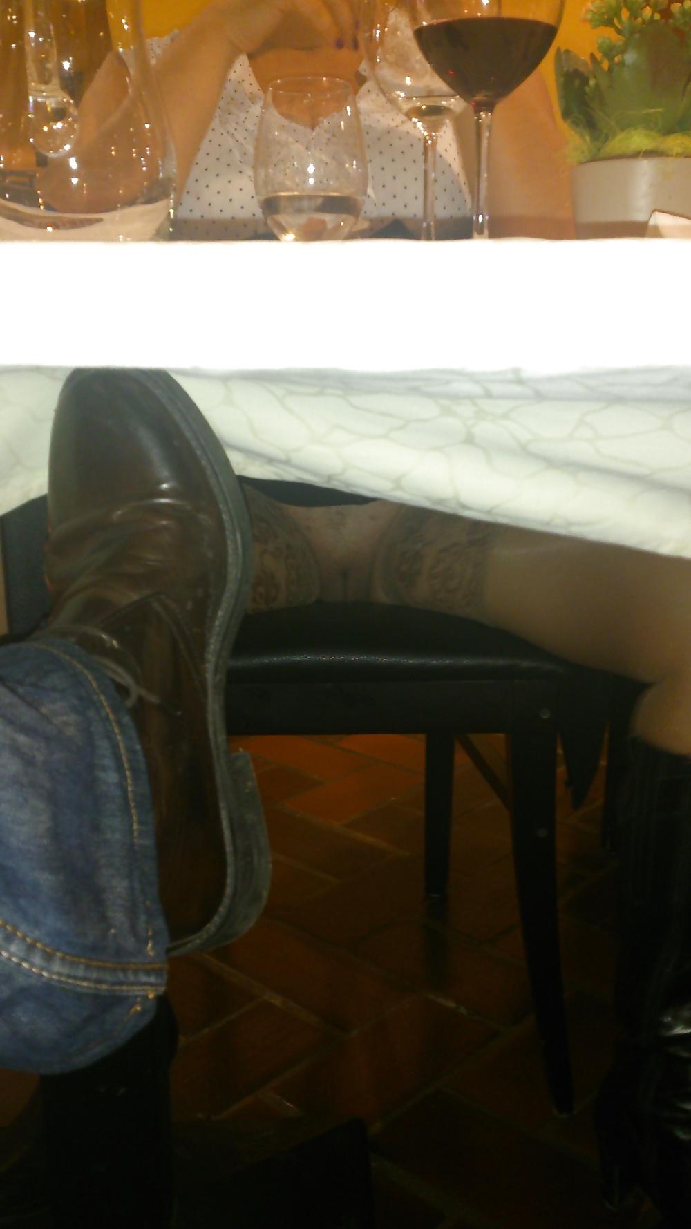 6P Under the table