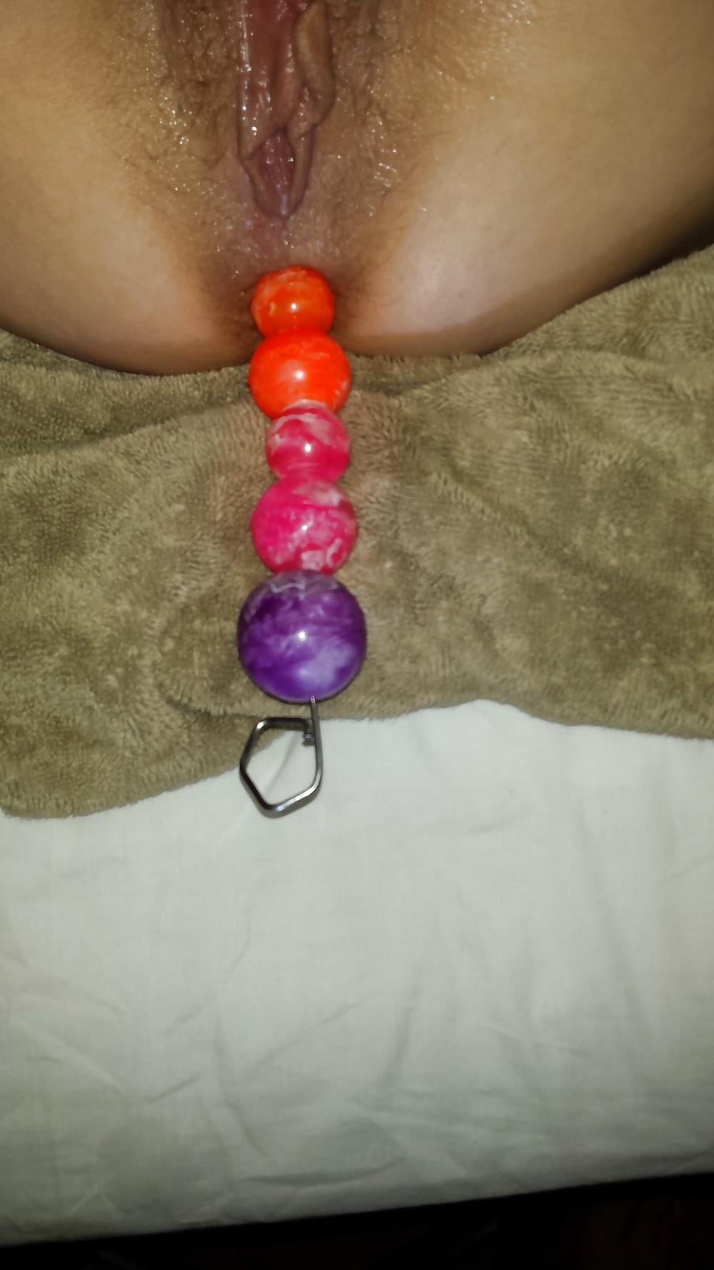 22P Kt with her balls and badger 