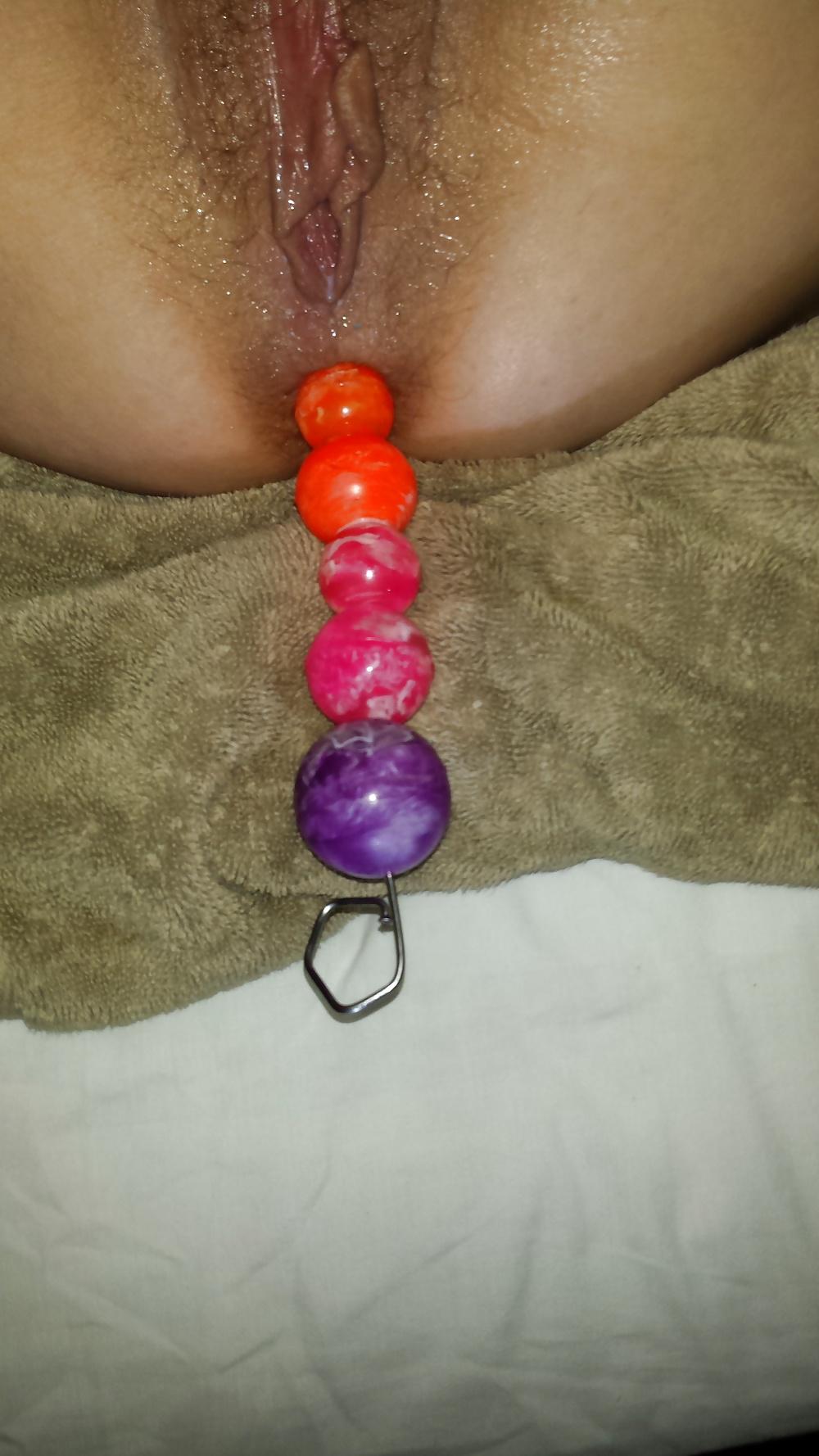 22P Kt with her balls and badger 