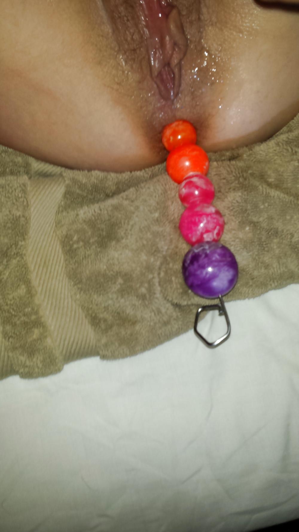 22P Kt with her balls and badger 
