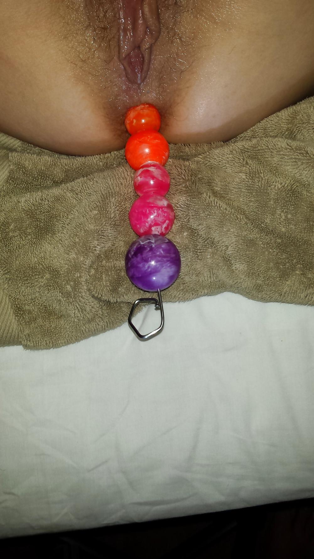 22P Kt with her balls and badger 