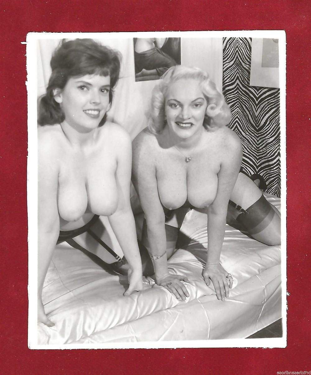 15P Vintage busty blonde