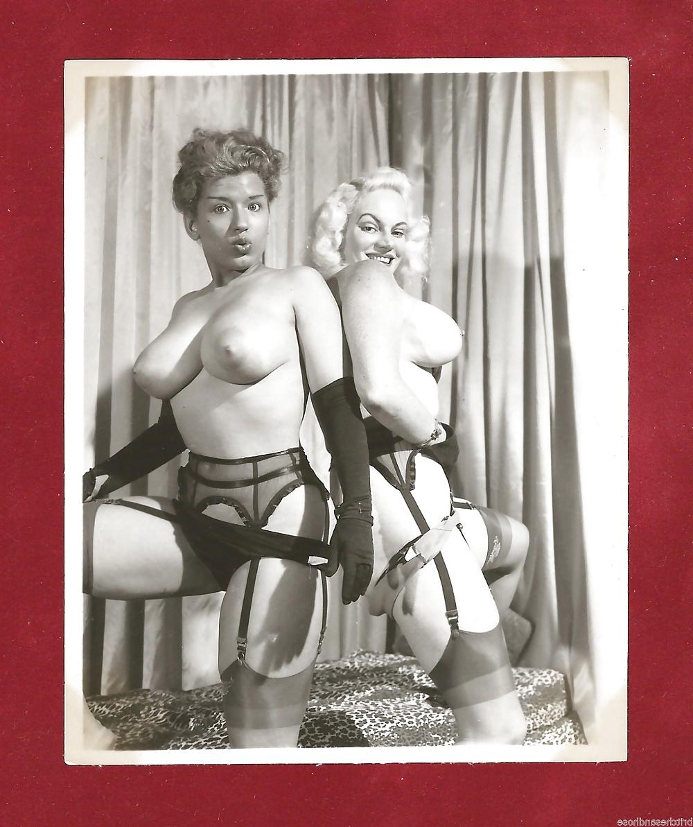 15P Vintage busty blonde
