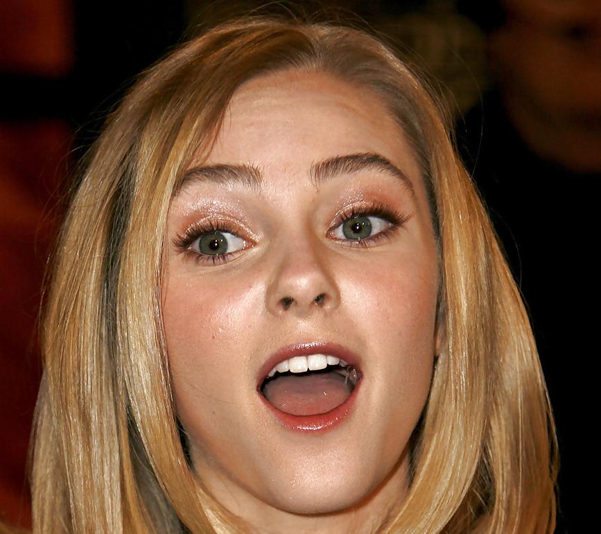 25P Celebrity with open mouths - COCKSUCKING