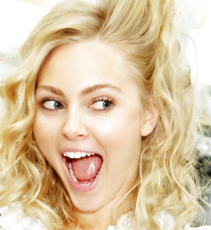 25P Celebrity with open mouths - COCKSUCKING