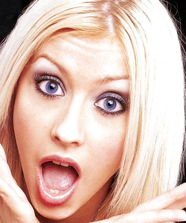 25P Celebrity with open mouths - COCKSUCKING