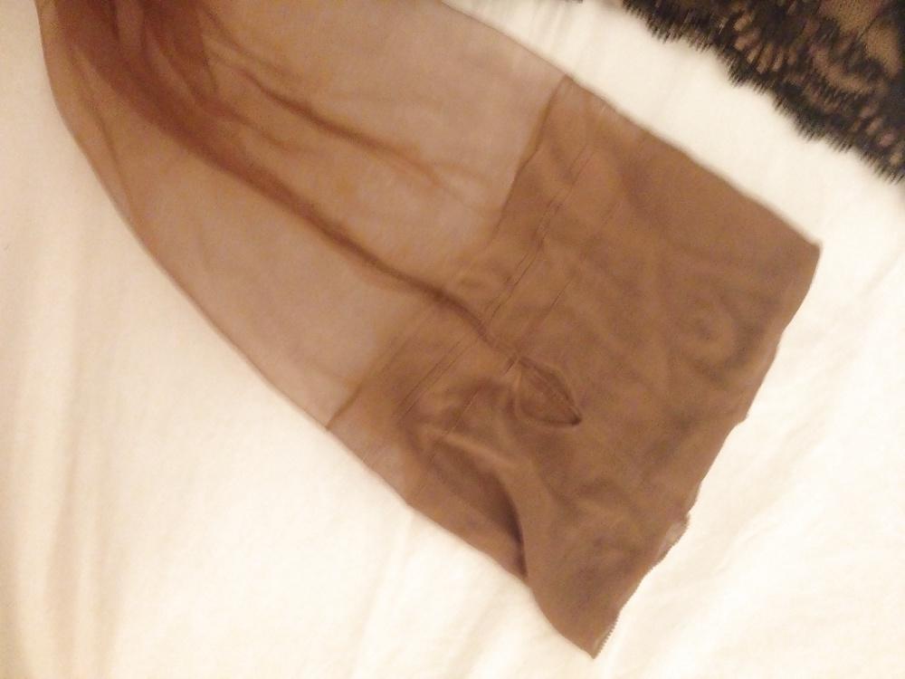 20P My wife's vintage ff stockings and suspenders