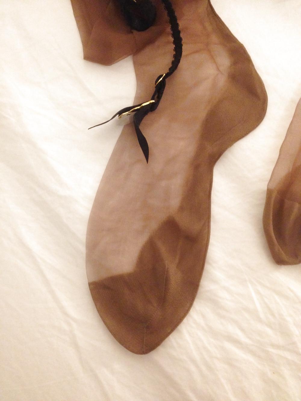 20P My wife's vintage ff stockings and suspenders
