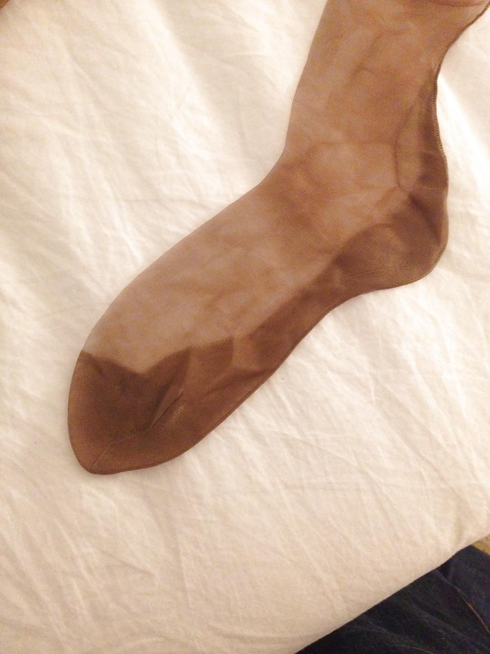 20P My wife's vintage ff stockings and suspenders