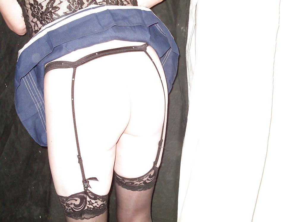 25P New school uniform +favorite sexy outfits cum covered  bum