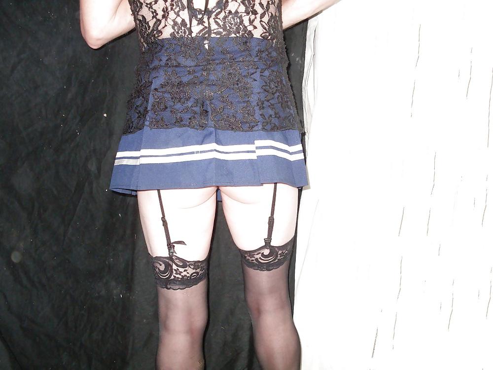 25P New school uniform +favorite sexy outfits cum covered  bum