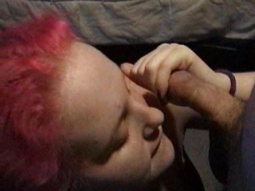 23P Redhead Ex sucking cock, licking balls (for user cemetery1)