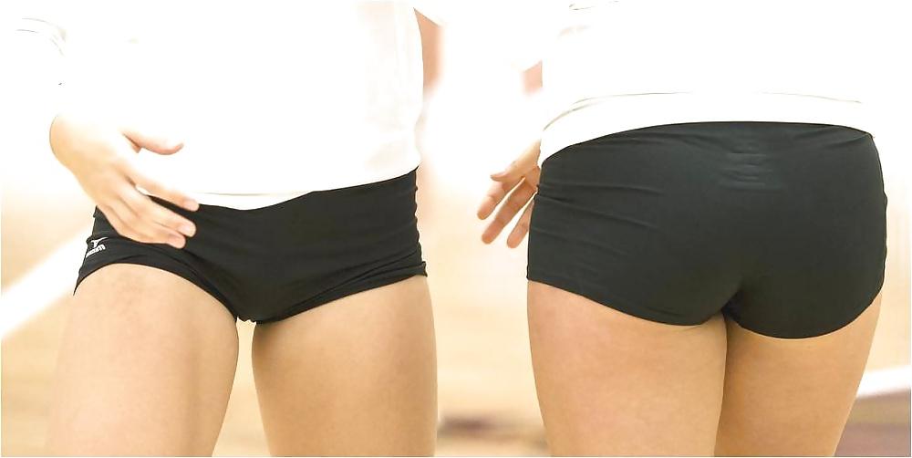 17P Spandex Volleyball Asses