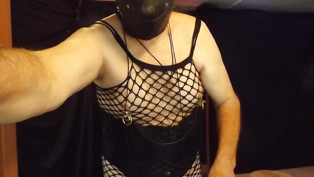 15P Ball stretching with black dress