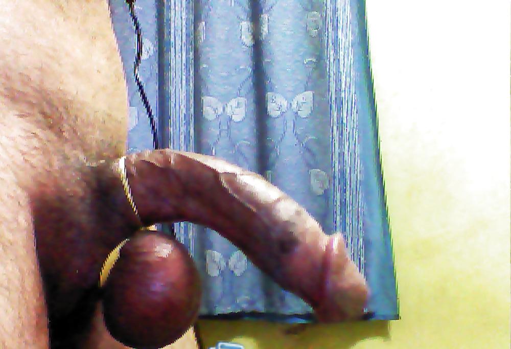 5P Cock and balls torture using rubber-bands