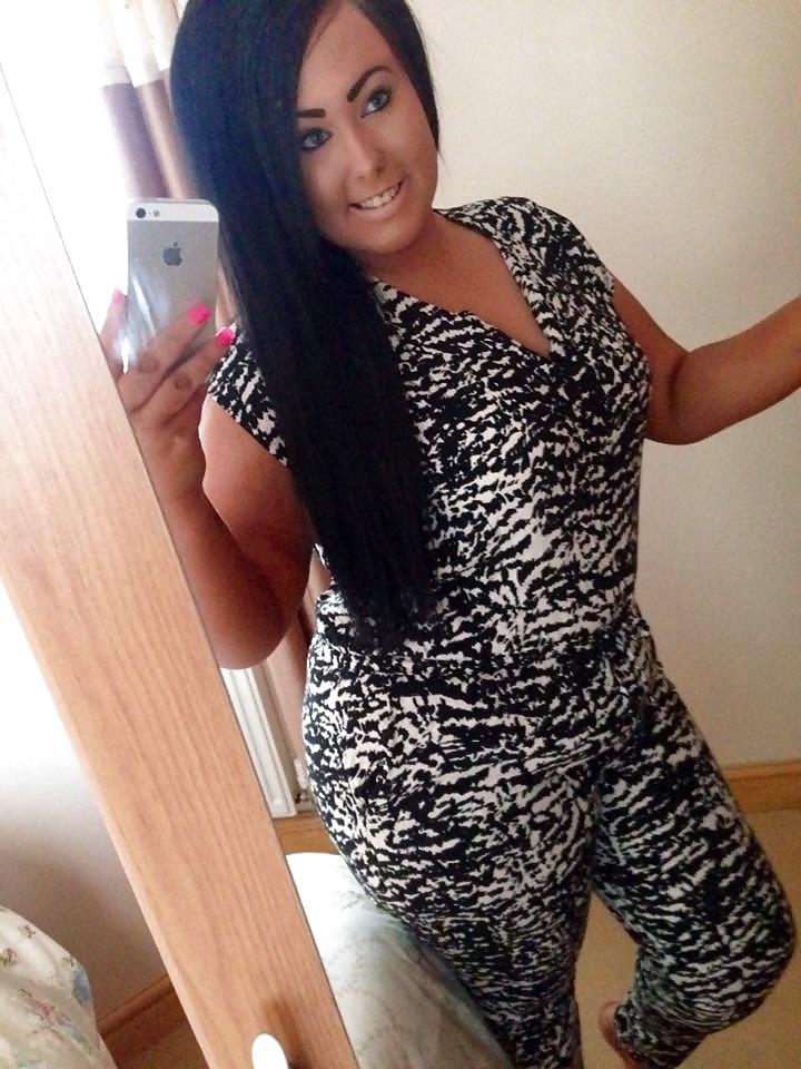 15P Would you empty your balls in chav Chubby Laura?