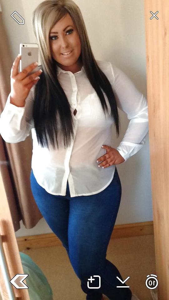 15P Would you empty your balls in chav Chubby Laura?