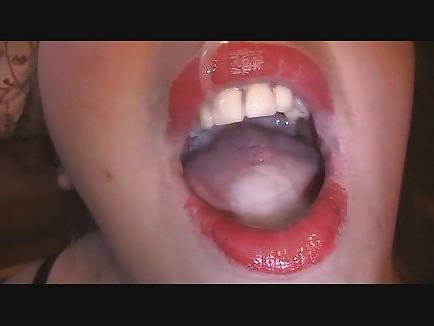 25P Cum filled mouth