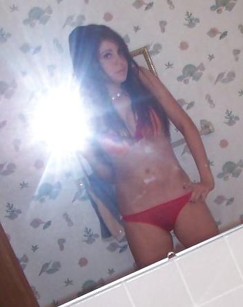 23P Selfshot teen with big tits