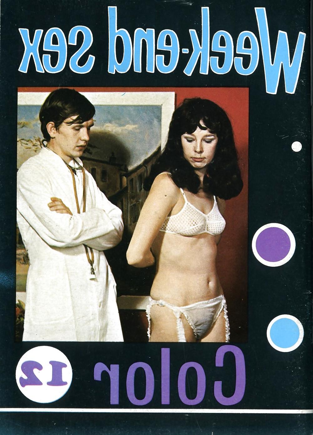 25P Vintage Magazines Samlet Week-end Sex Color 12
