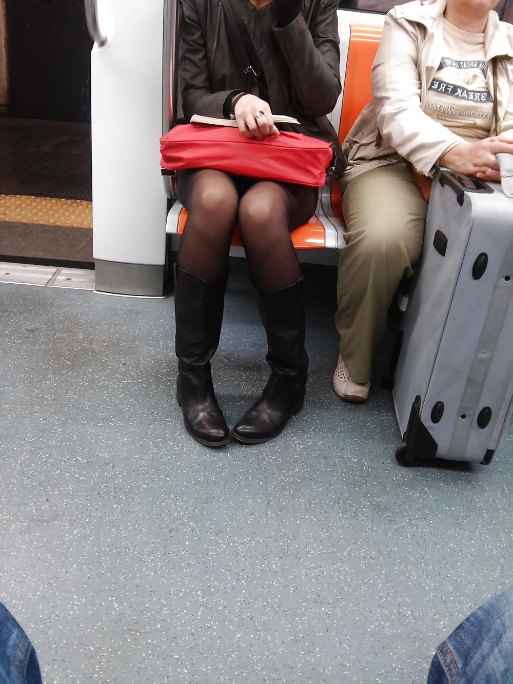 10P Hot italian 19yo teen on subway 