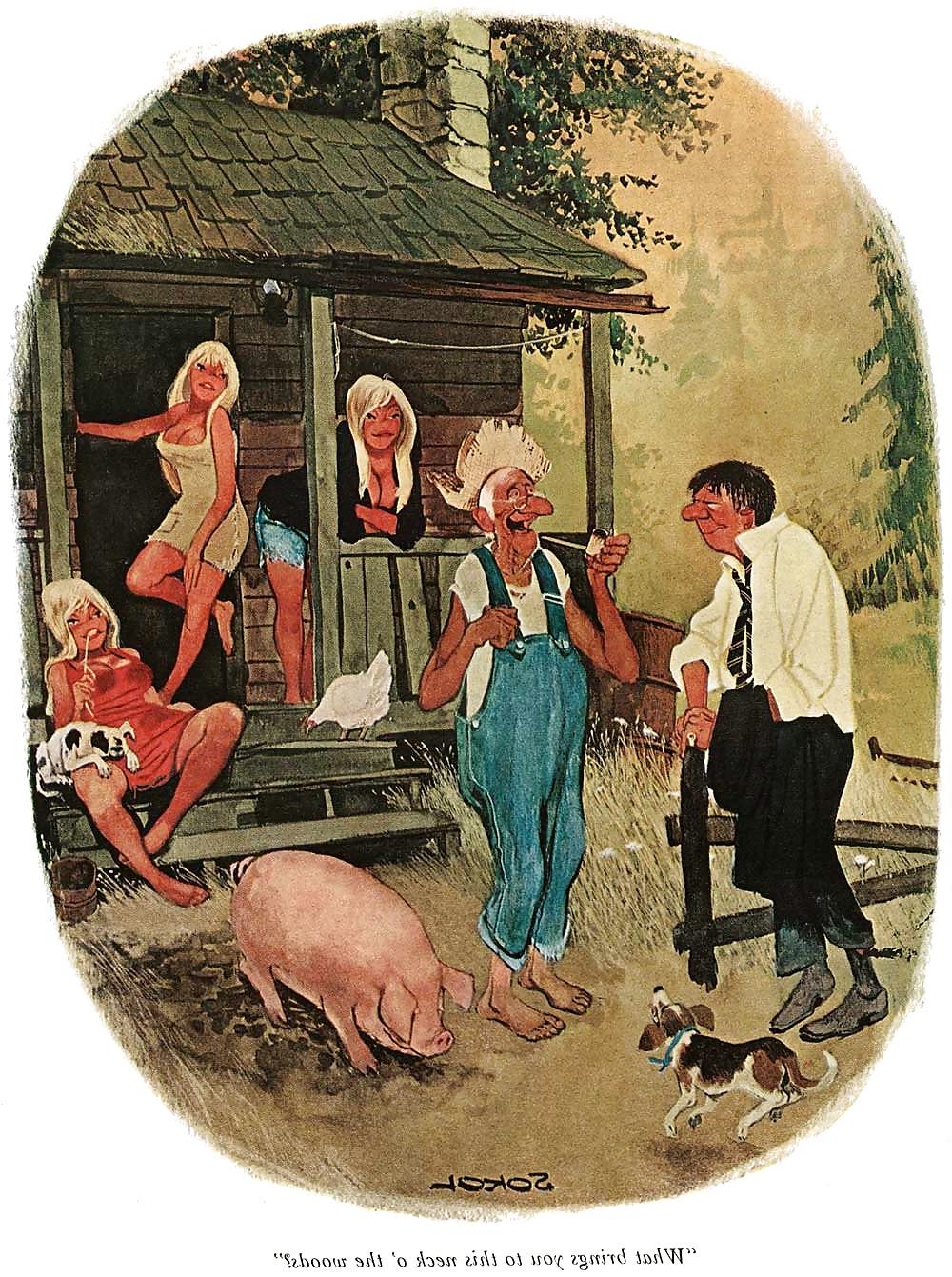 25P Vintage Playboy And Other Drawings