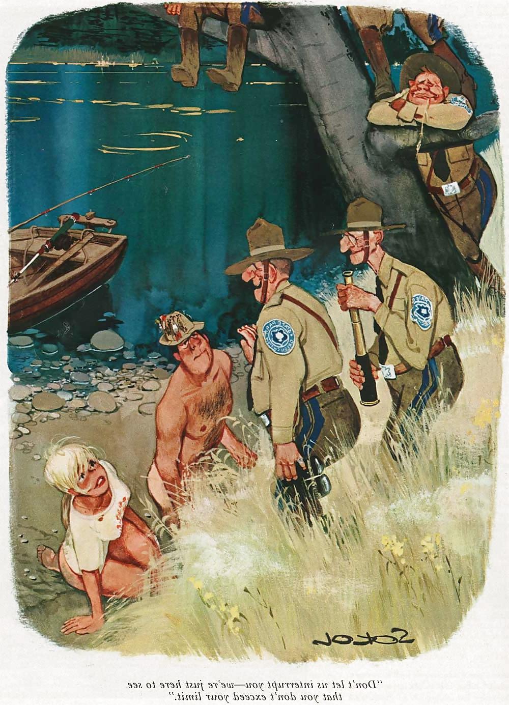 25P Vintage Playboy And Other Drawings