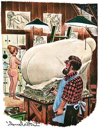 25P Vintage Playboy And Other Drawings