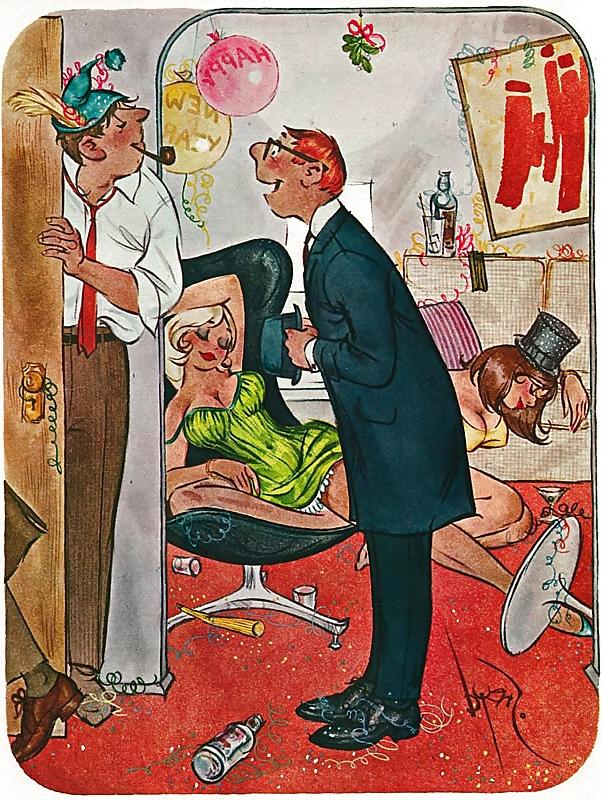 25P Vintage Playboy And Other Drawings