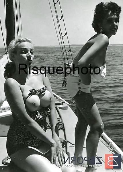 13P Busty blonde vintage photos