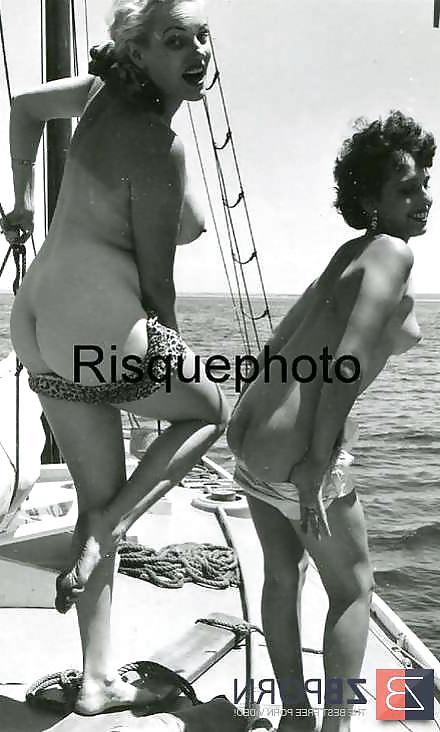 13P Busty blonde vintage photos