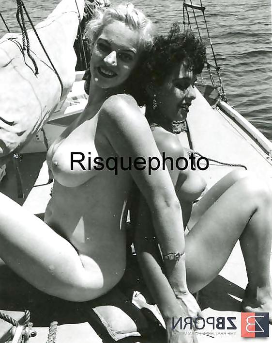 13P Busty blonde vintage photos