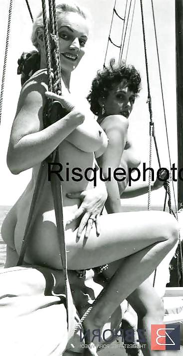 13P Busty blonde vintage photos