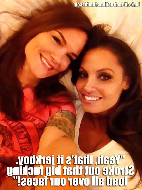 19P WWE Divas - Jerk Off Instructions
