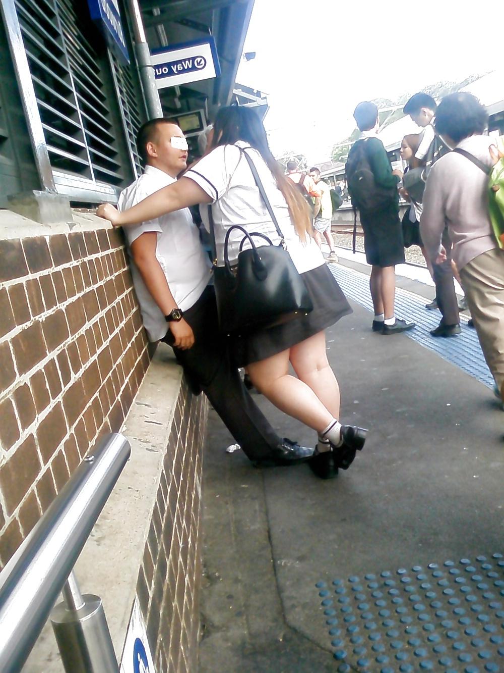 6P Plump school girl and boyfriend