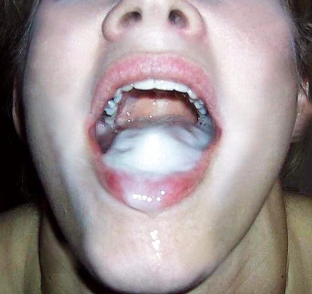 25P Cum in her mouth