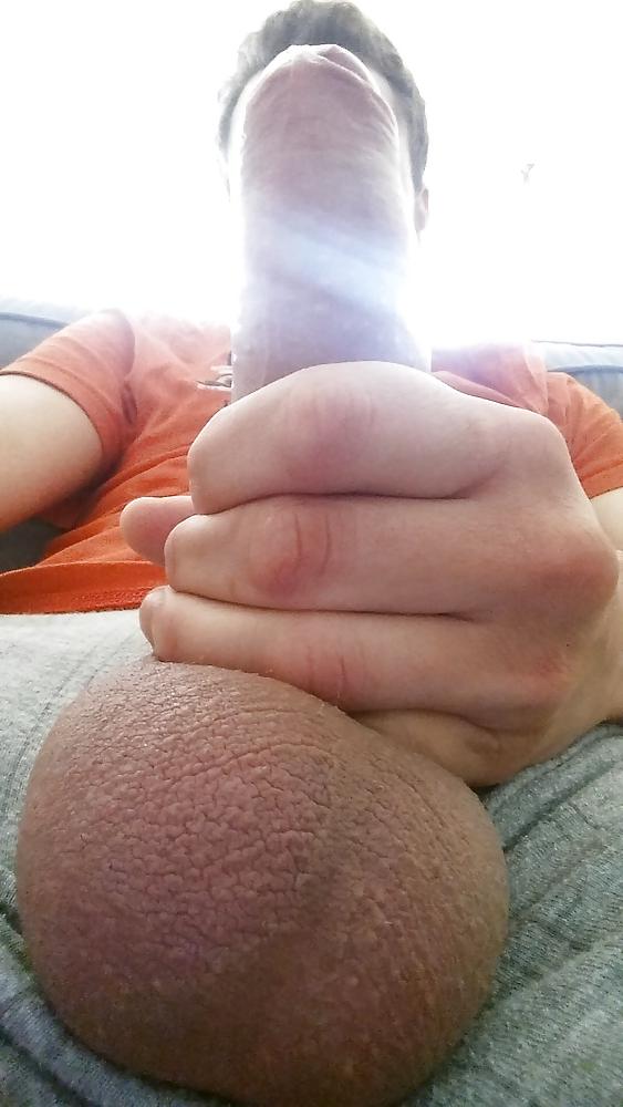 8P Funny playing with my dick and balls