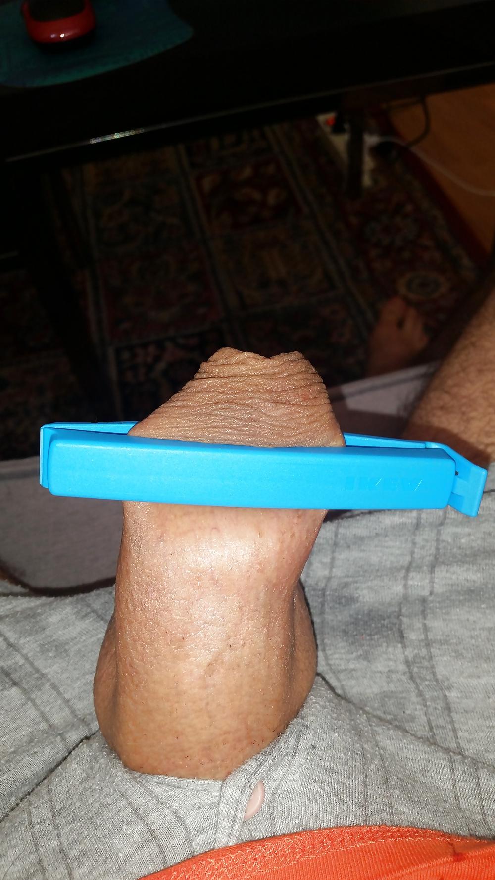 8P Funny playing with my dick and balls