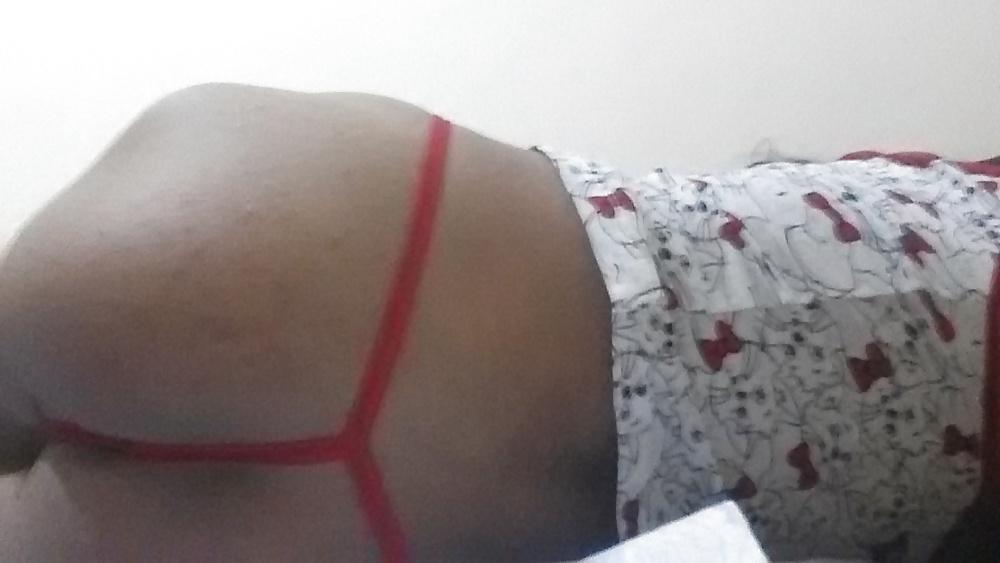 15P Me in red crossdressing