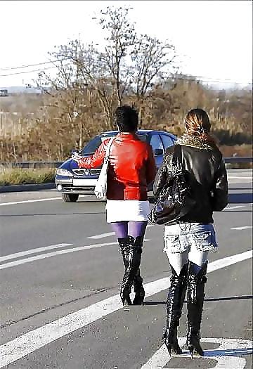 16P European street hookers. Backstreet whores