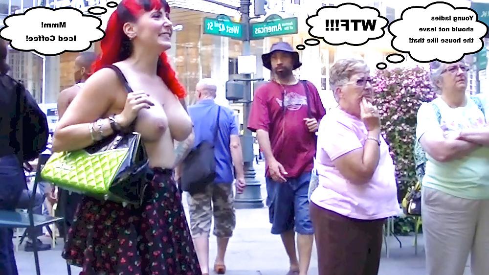 17P Exhibitionist Wife Morgan La Rue!