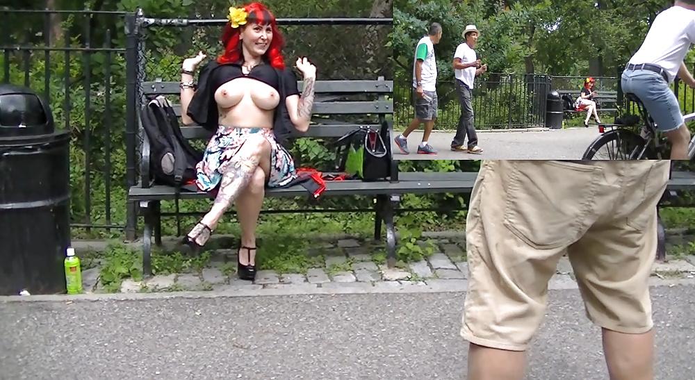 17P Exhibitionist Wife Morgan La Rue!
