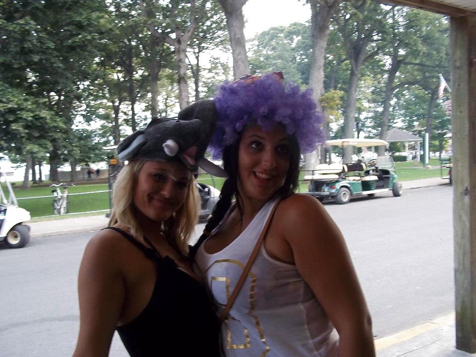 15P White trash Megan and her big tits