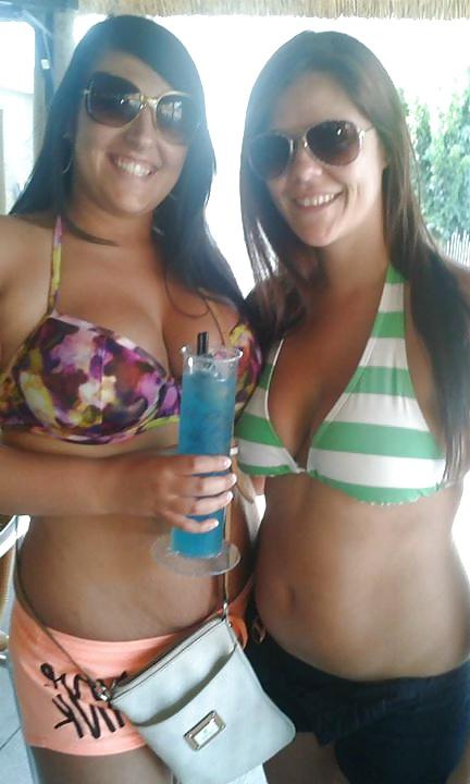 15P White trash Megan and her big tits