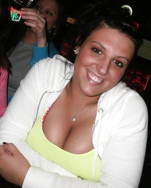 15P White trash Megan and her big tits