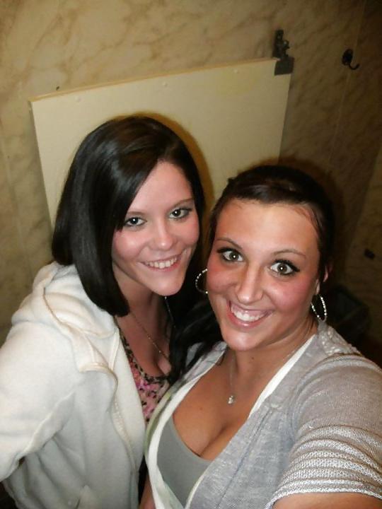 15P White trash Megan and her big tits