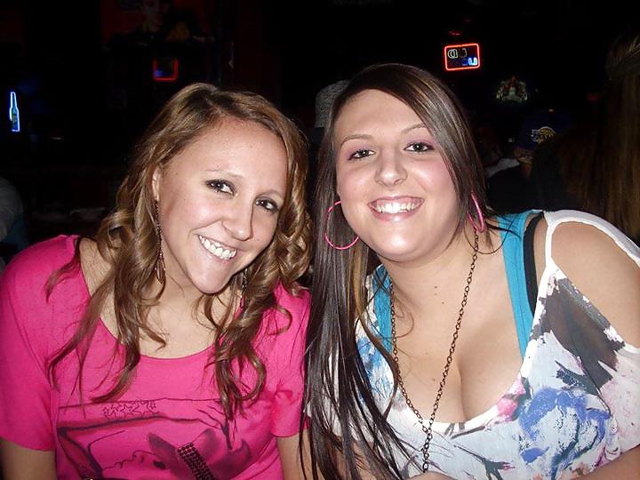 15P White trash Megan and her big tits