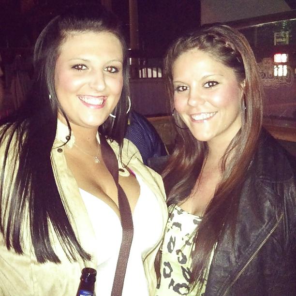 15P White trash Megan and her big tits