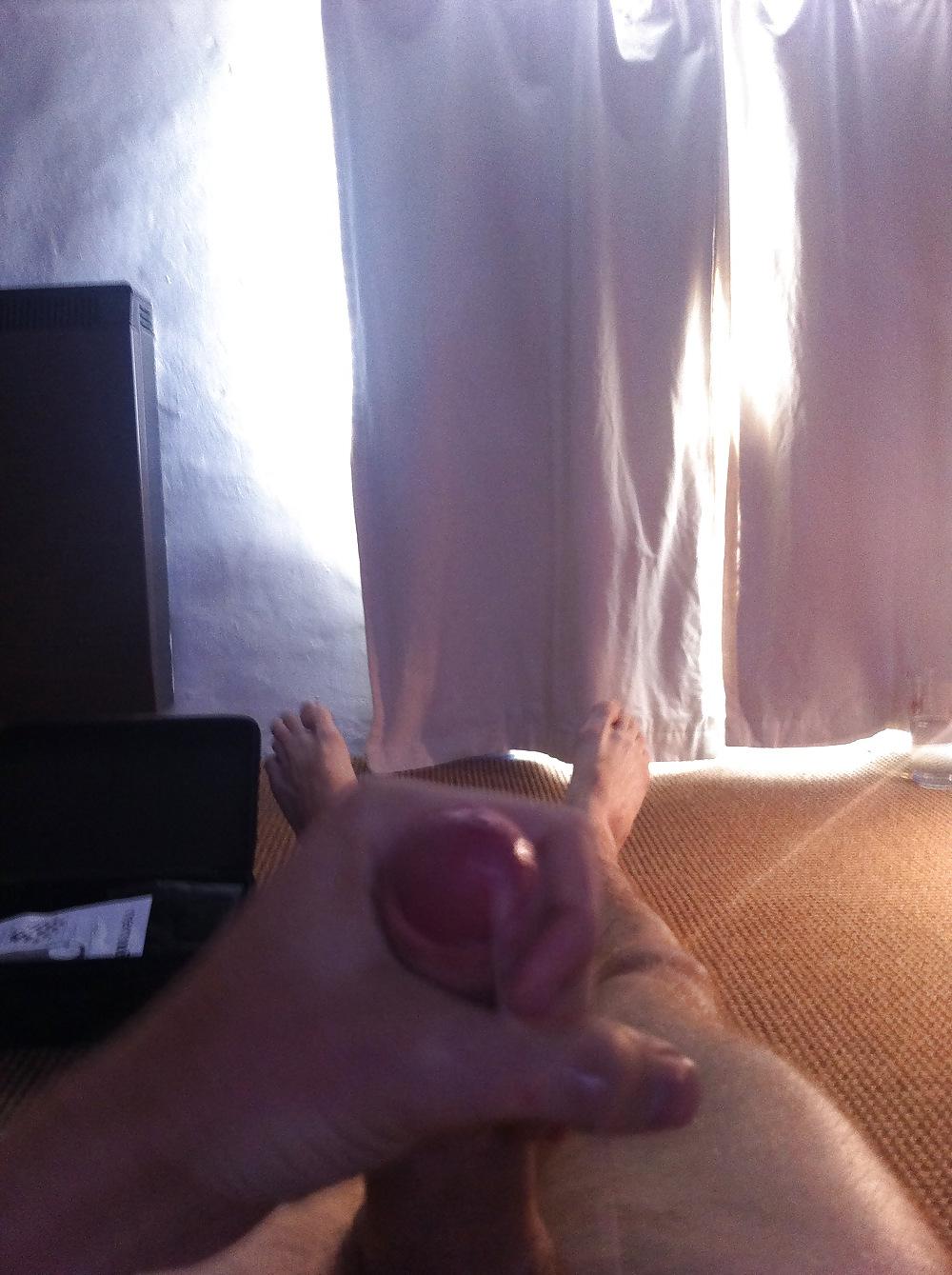 8P Cock & balls, Pre cum and Cum