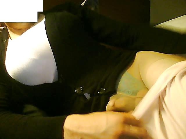 16P Tan nylons cummed on 